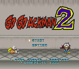Go Go Ackman 2 (Japan) Title Screen